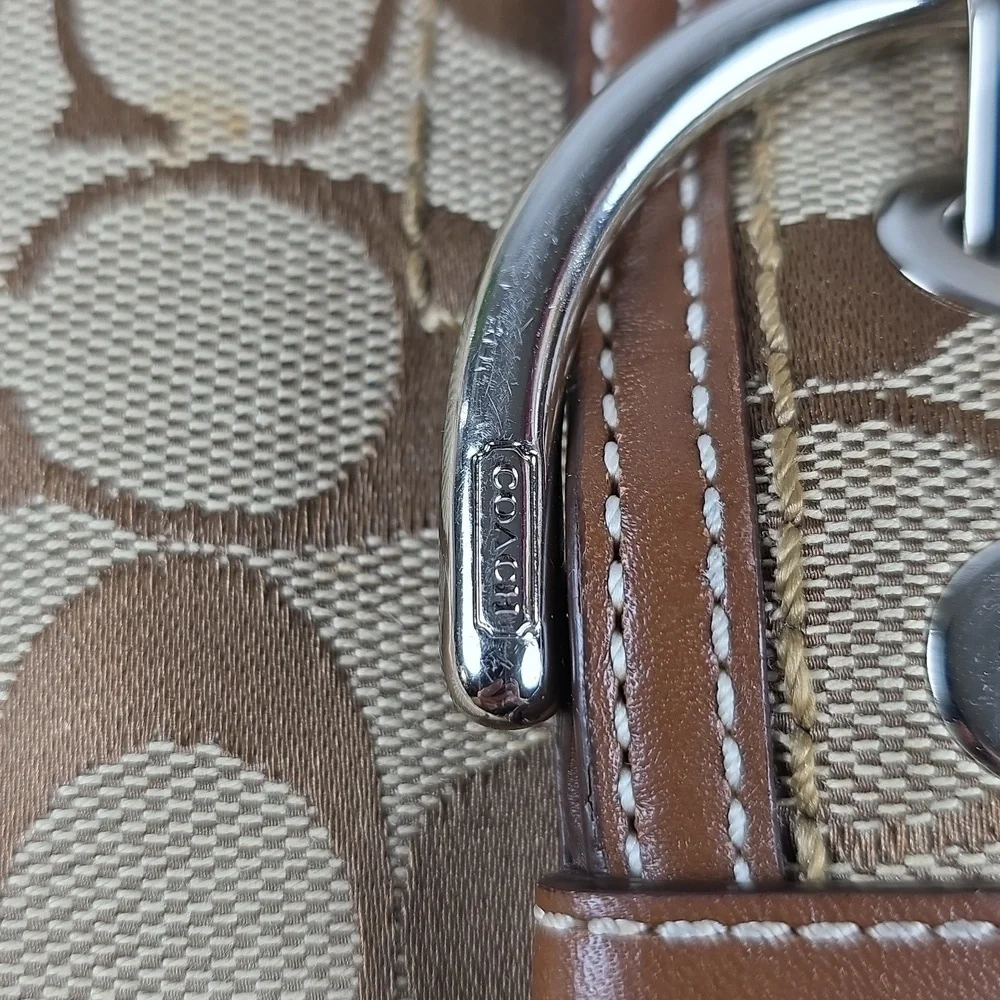 RARE COACH SOHO VINTAGE MESSENGER SHOULDER CROSSBODY BAG #10082 TAN BROWN SIGNAT